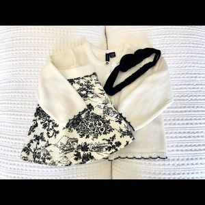 Janie & Jack Cardigan and Skirt Set